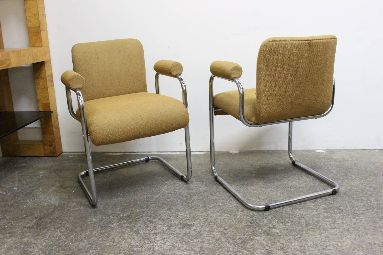 Pair of Modern Occasional Chairs by Mariani for Pace In Good Condition In Dallas, TX