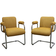 Pair of Occasional Chairs by Guido Faleschini for Mariani 9