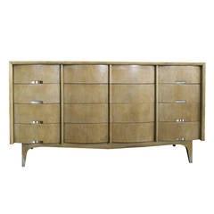 Twelve (12) Drawer American of Martinsville Mahogany Dresser