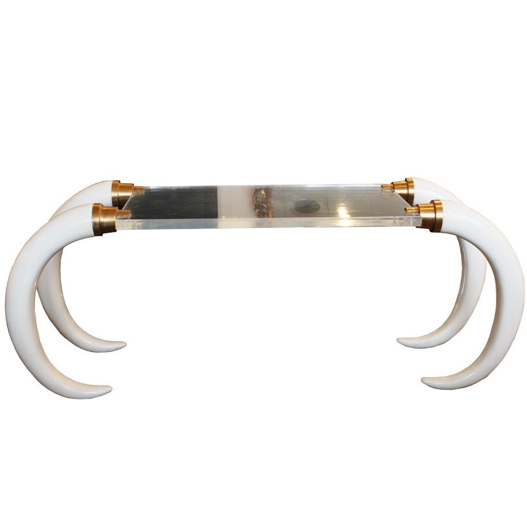 Elephant Tusk Floating Table