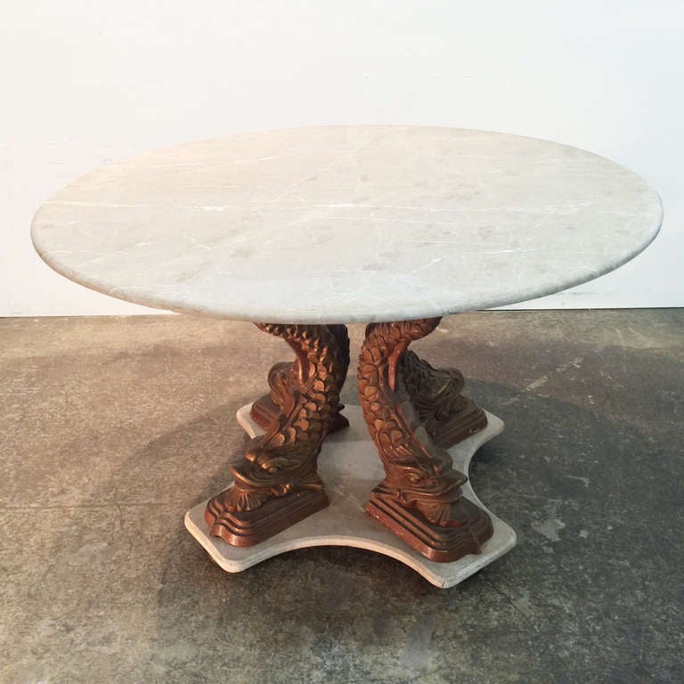 1930s Chinese Dolphin Entry Table