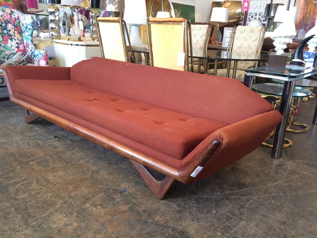 Gondola Sofa by Adrian Pearsall In Good Condition In Dallas, TX