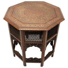 19th Century Anglo Indian Octagonal Table