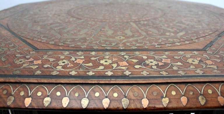 19th Century Anglo Indian Octagonal Table For Sale 4