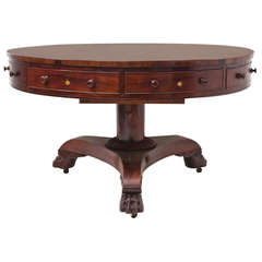 Antique 19th Century Rent Table