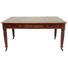 19th Century Mahogany Partners Desk