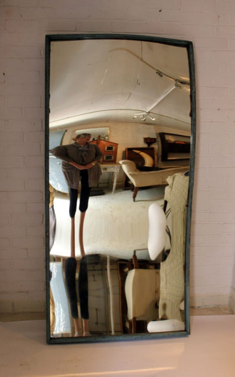 English Large Victorian Fairground Mirror