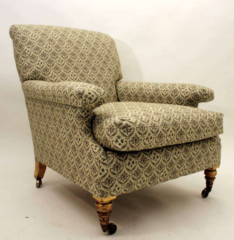 19th Century 19Th Century Howard and Sons Armchair For Sale
