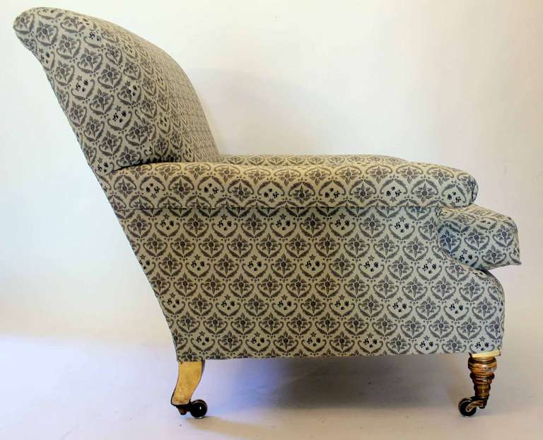 British 19Th Century Howard and Sons Armchair For Sale