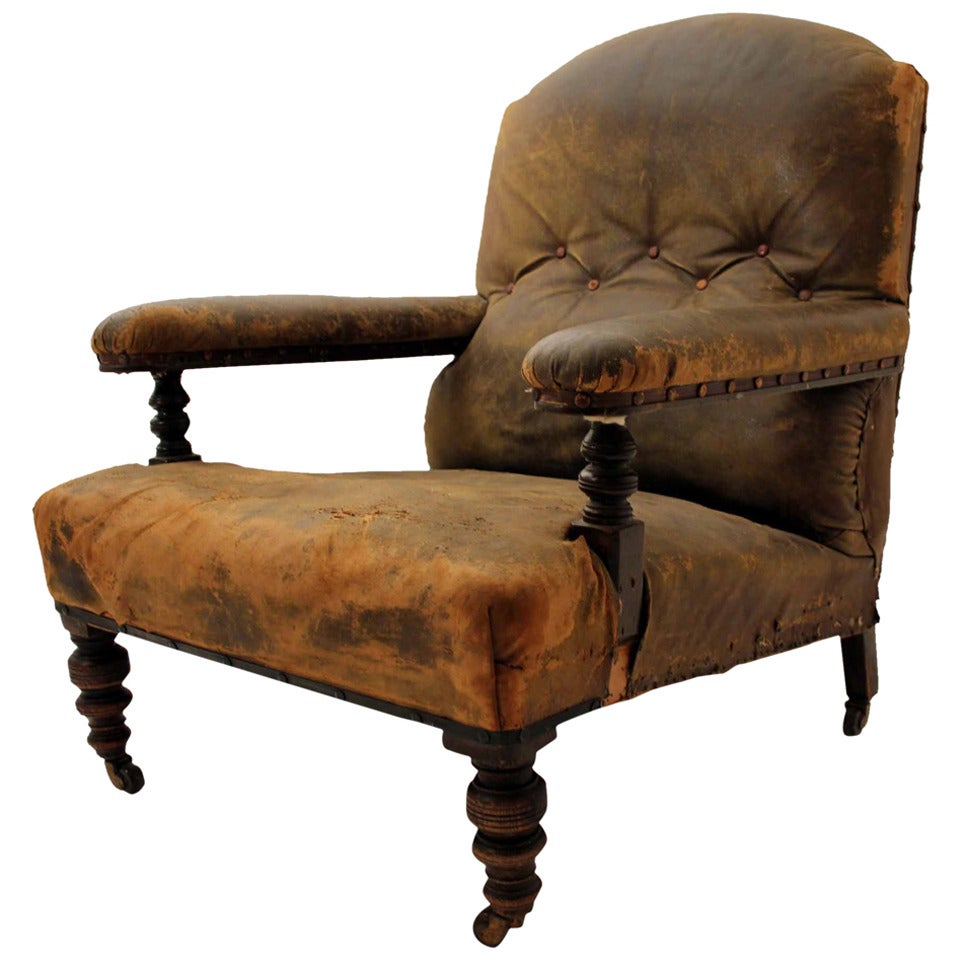 19th Century Gentleman`s Library Chair