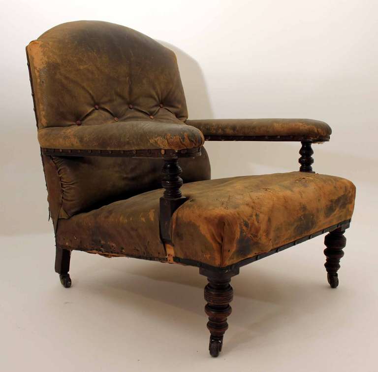 19th Century Gentleman`s Library Chair 2