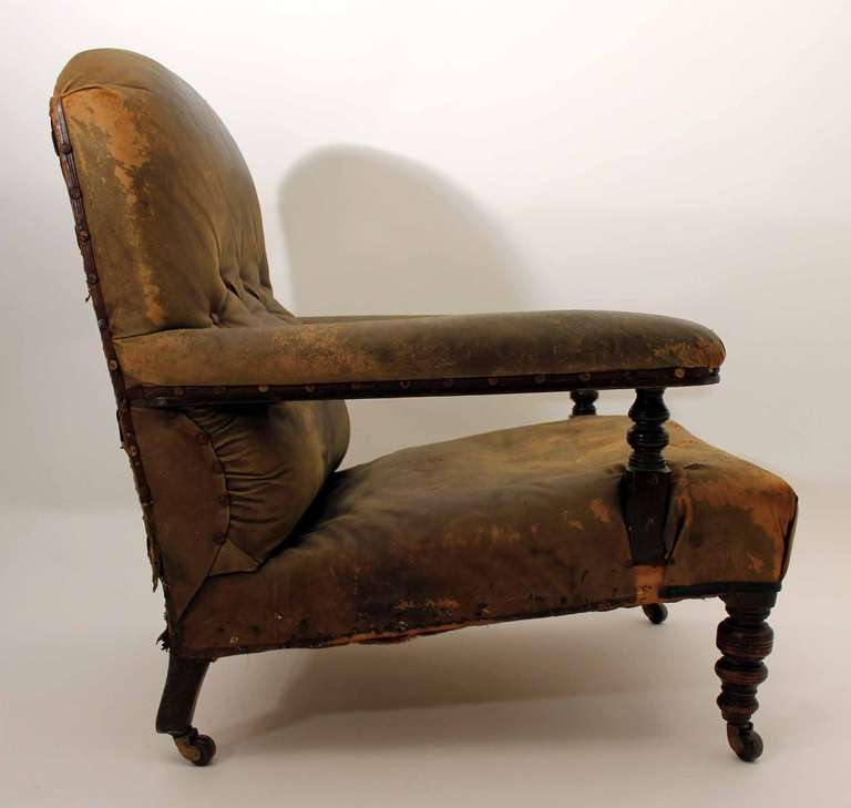 19th Century Gentleman`s Library Chair 3