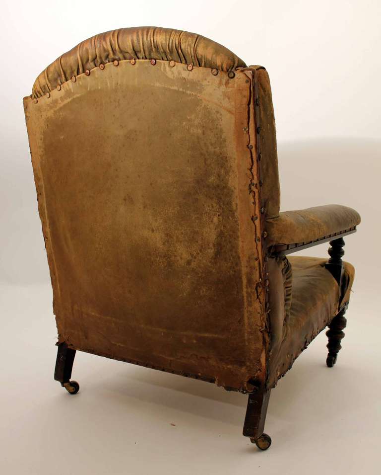 19th Century Gentleman`s Library Chair 4