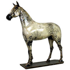 19th Century Life Sized Windsor Grey Horse