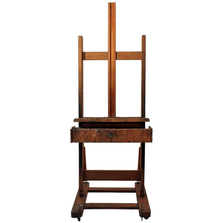 A Large Artist Easel