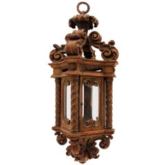 Early 19th Century Carved Venetian Lantern