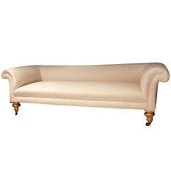 19th Century Gilt Leg Chesterfield Sofa