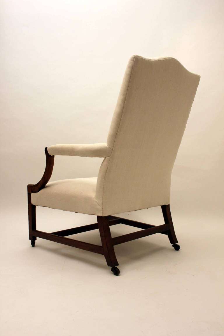18th Century Gainsborough Library Chair For Sale 1