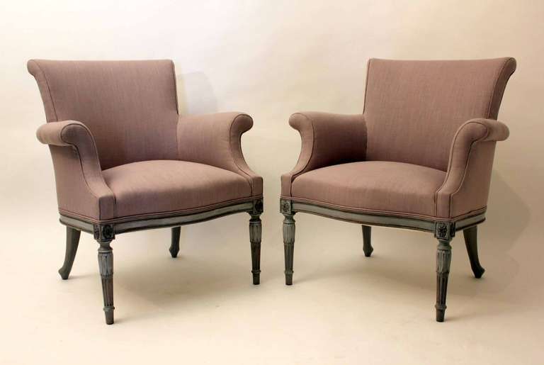 Pair of 19th Century French Armchairs For Sale 6