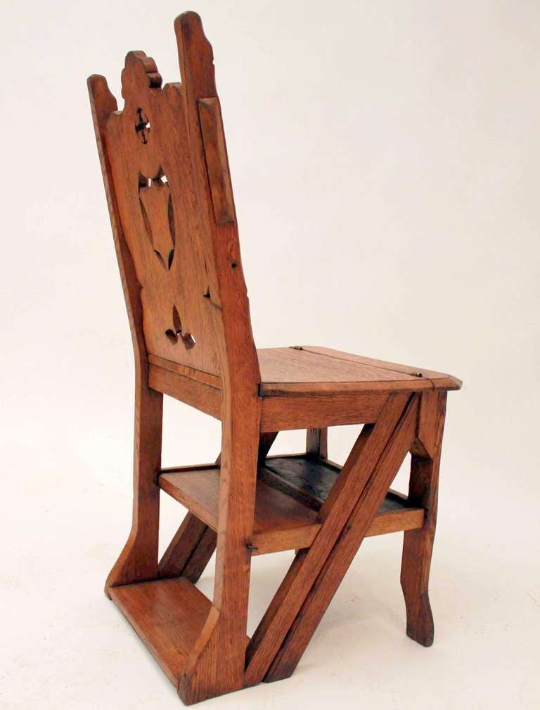 19th Century Metamorphic Library Chair 2