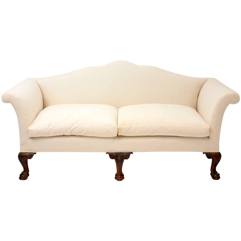 19th Century Camel Back Sofa