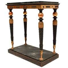 19th Century Gilded Console Table 19th Century Gilded Console Table