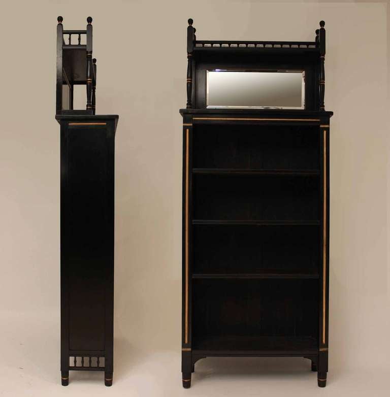 Aesthetic Movement A Set of Four Aesthetics Movement Bookcases