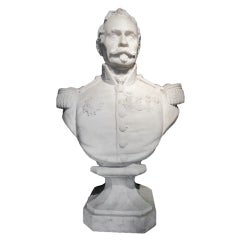 A Very Fine Military Marble Bust