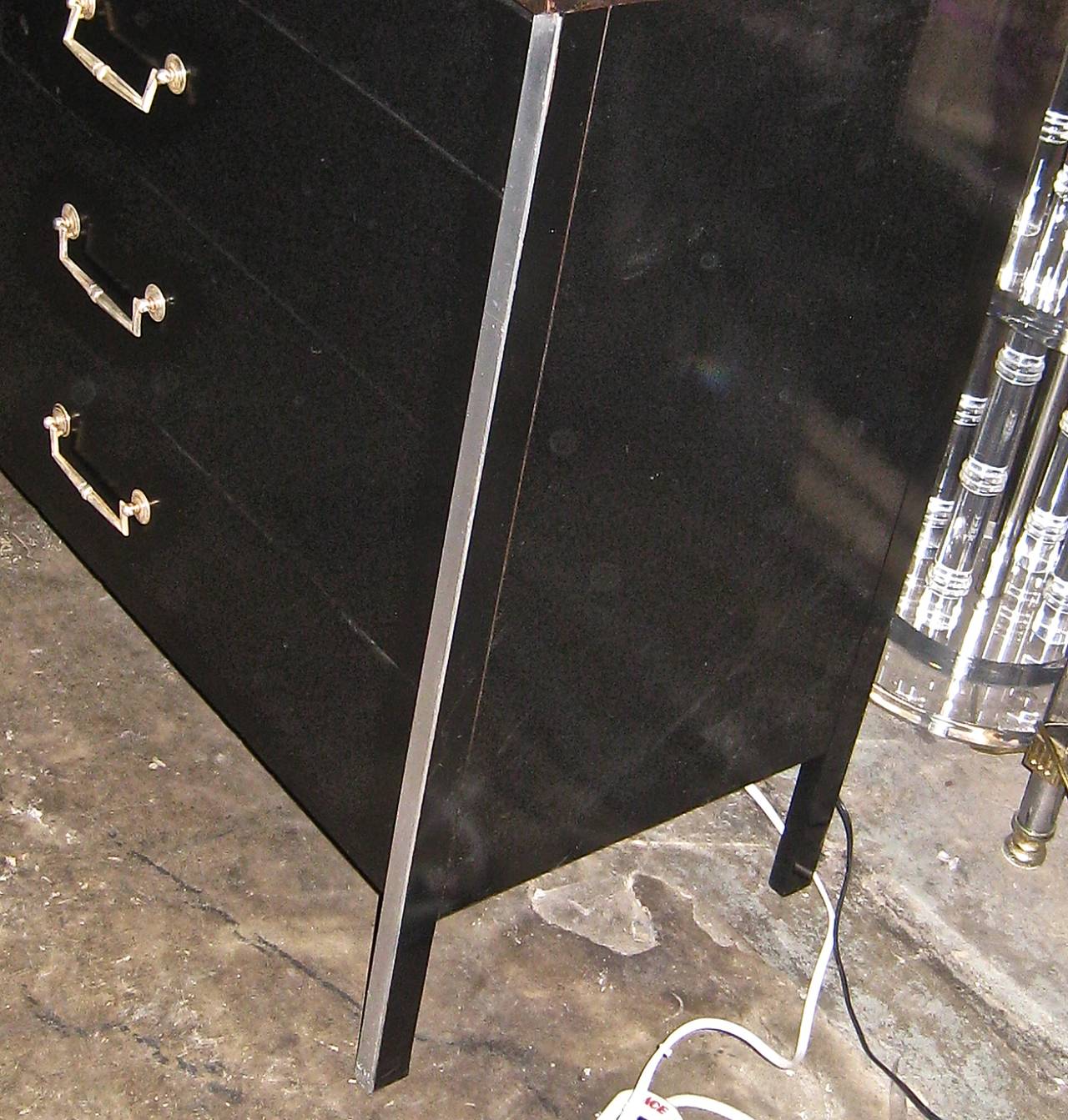 Ebonized Paul McCobb Eight-Drawer Dresser