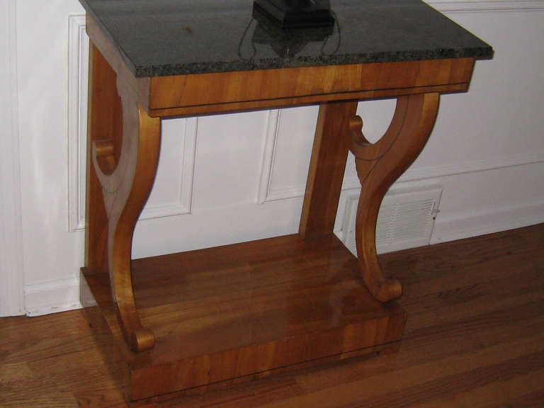 Pair of Biedermeier Console Tables In Good Condition In Chicago, IL