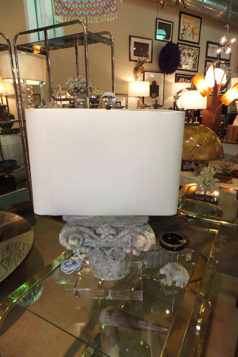 Pair of Neo-classical style Stone Lamps