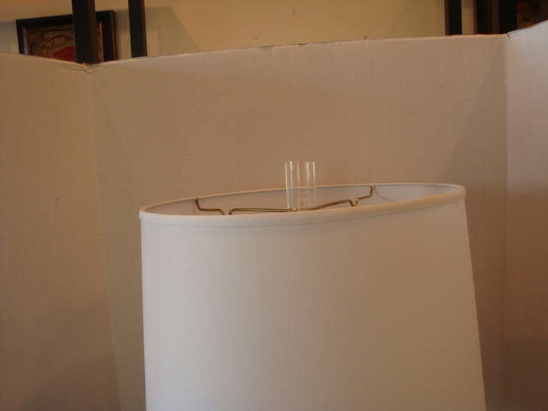 Lampe en verre de Murano de couleur lavande Excellent état - En vente à Chicago, IL