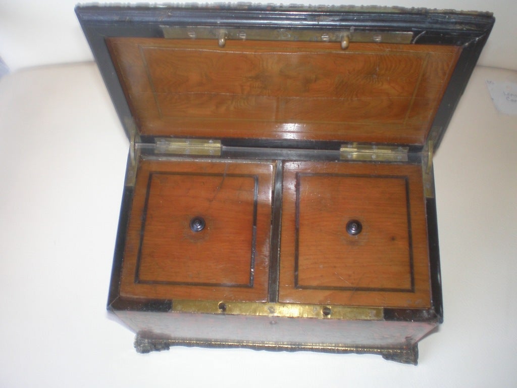 19th Century English Tea Caddy