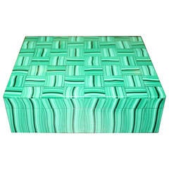 Malachite Hinged Box