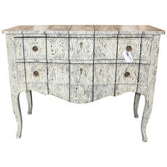 1940s Painted Chest, Wood Grain Pattern