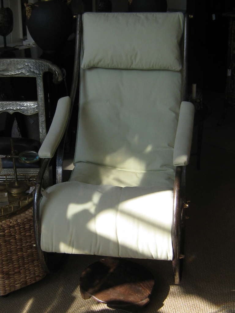 Brass English Winfield Style Iron Chair