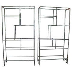 Pair of Milo Baughman etageres