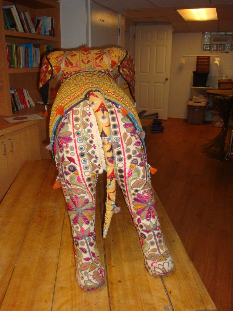 Huge Elephant Made in India In Excellent Condition In Chicago, IL