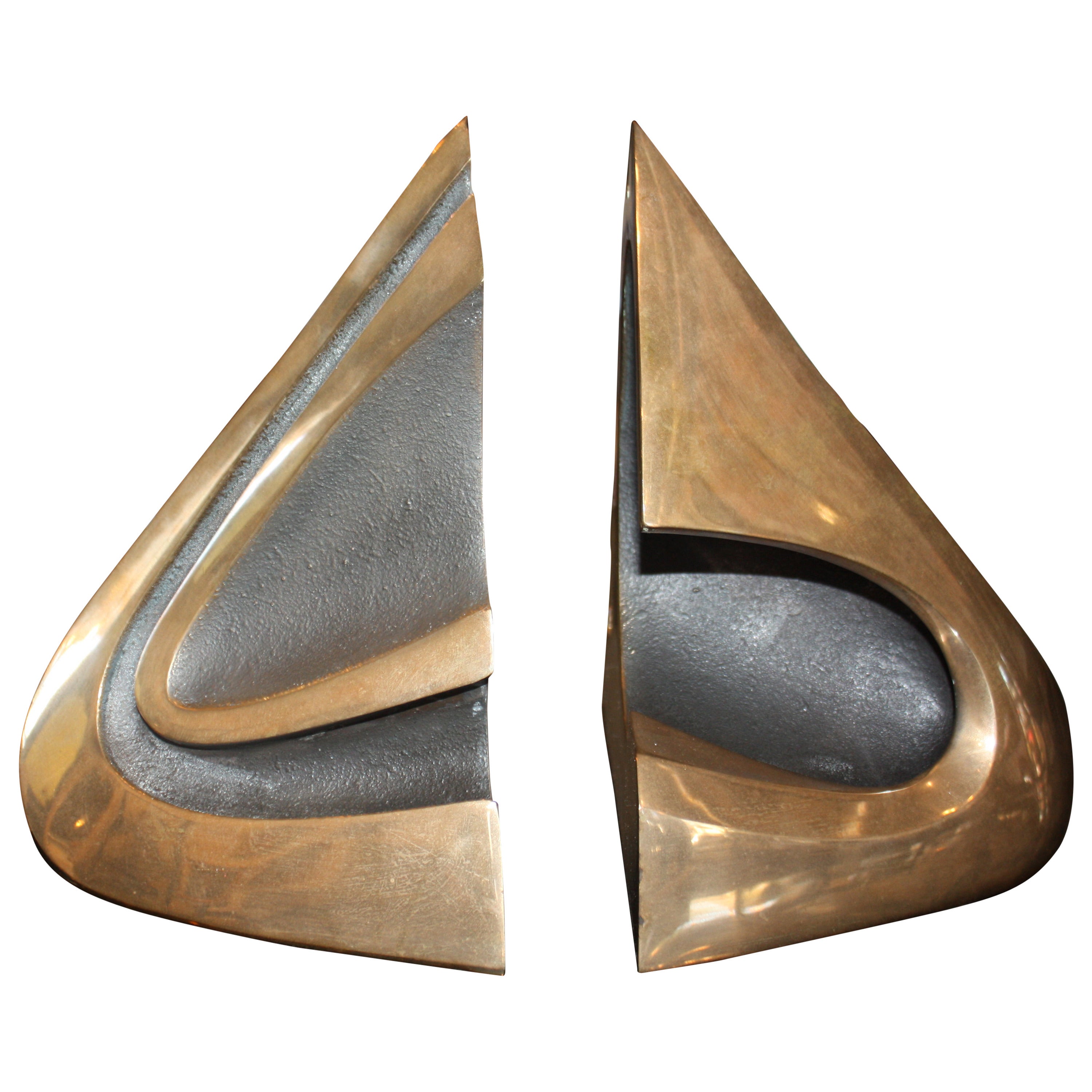 B0b Bennett bronze bookends