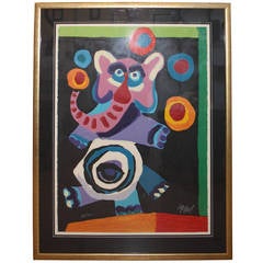 Karel Appel Circus series Elephant