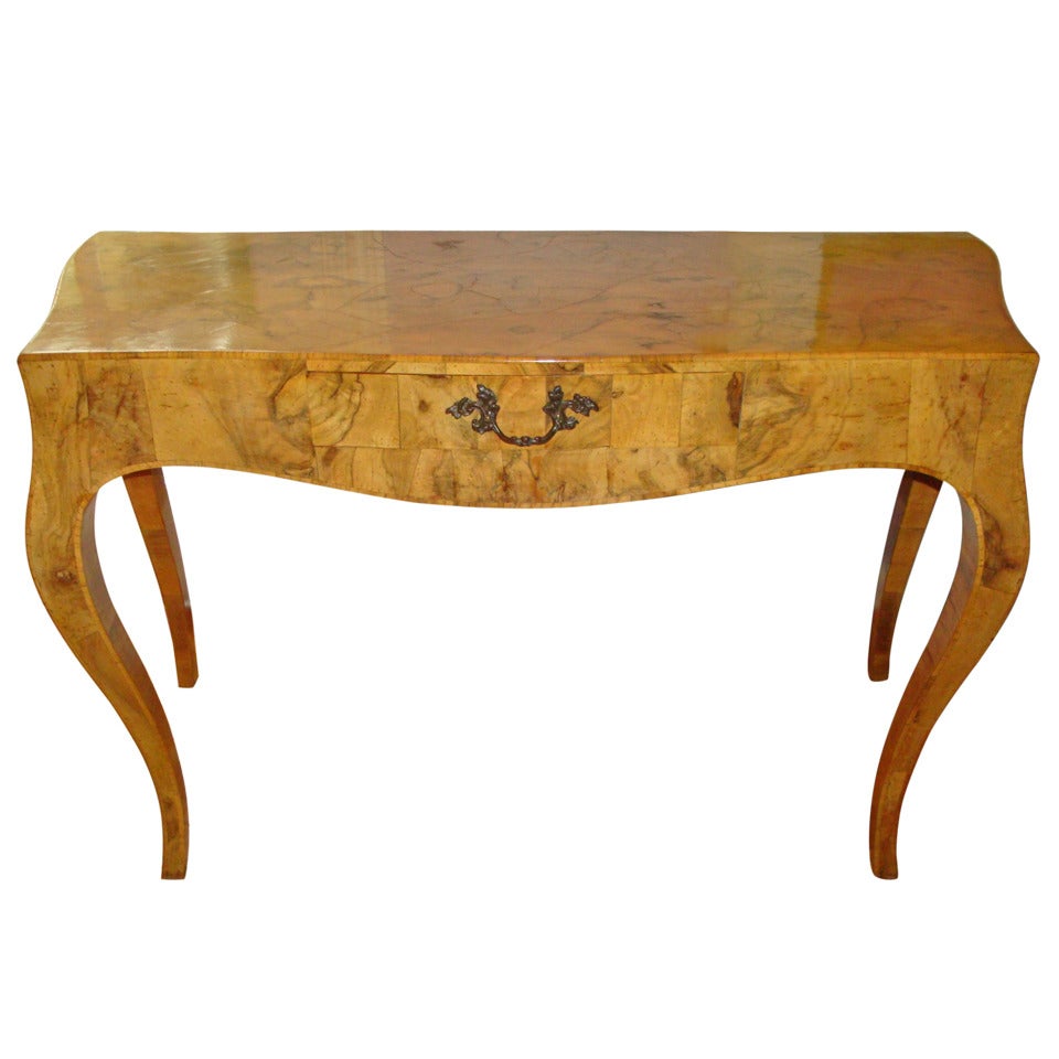 Olive wood desk