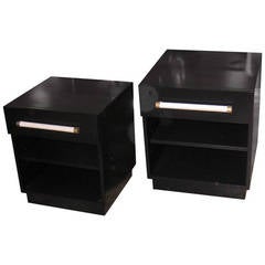Pair of T.H. Robsjohn-Gibbings Night Chests 1