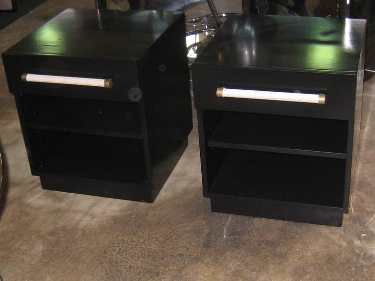 Pair of T.H. Robsjohn-Gibbings Night Chests 1