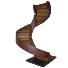 Antique Wooden Staircase Model