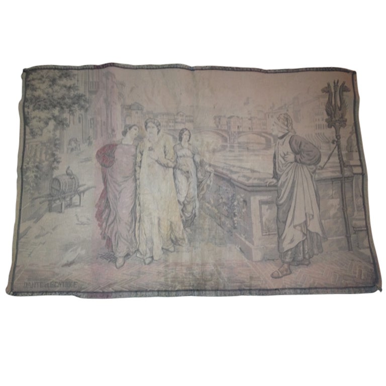 Tapestry Dante And Beatrice For Sale