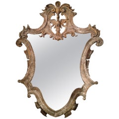 (e.g. "18th c.Baroque mirror with goldleaf and fine sculpture"