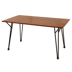 Extr Rare  Alfred Hendrickx Desk Or Dining Table 1958 Belform