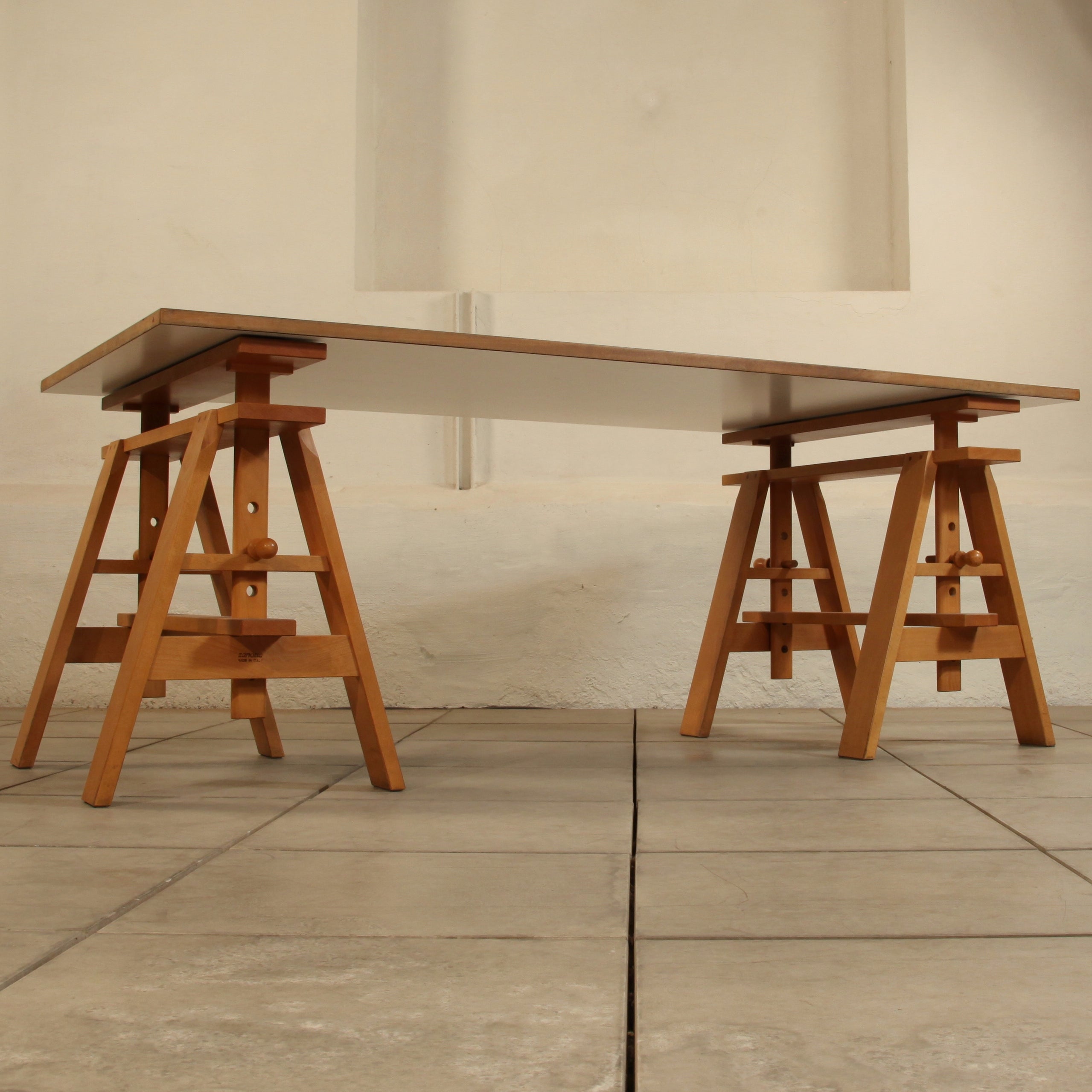 1980's 'vintage' Leonardo table, Achille Castiglioni