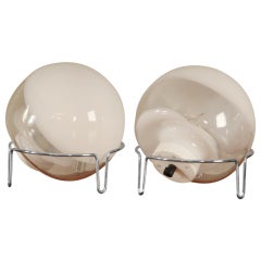 Table lights by Angelo Mangiarotti. dead stock 'Skipper & Pollux'