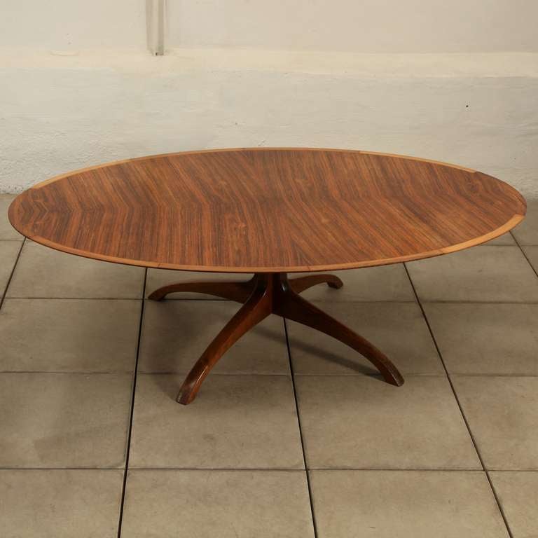 Beautiful Xl 'surfboard' Coffeetable In Rosewood